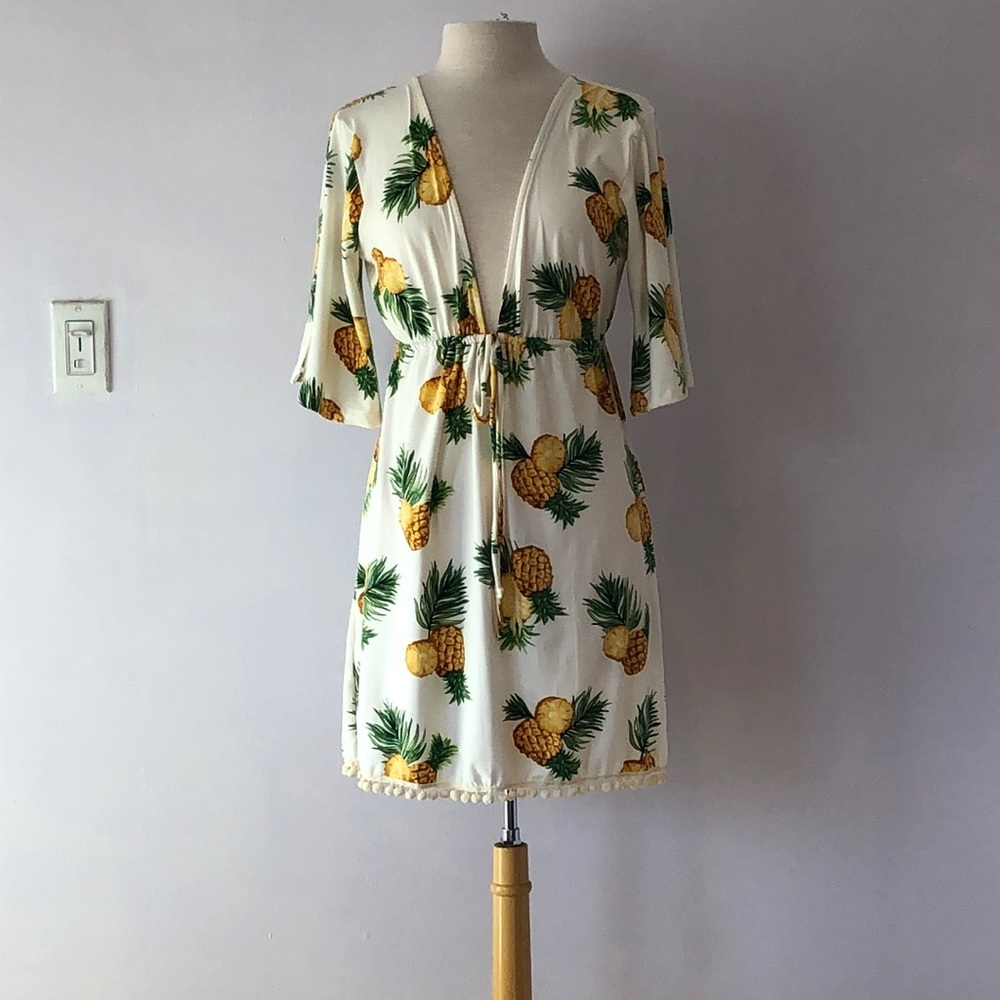 Adorable Pineapple Cover Up